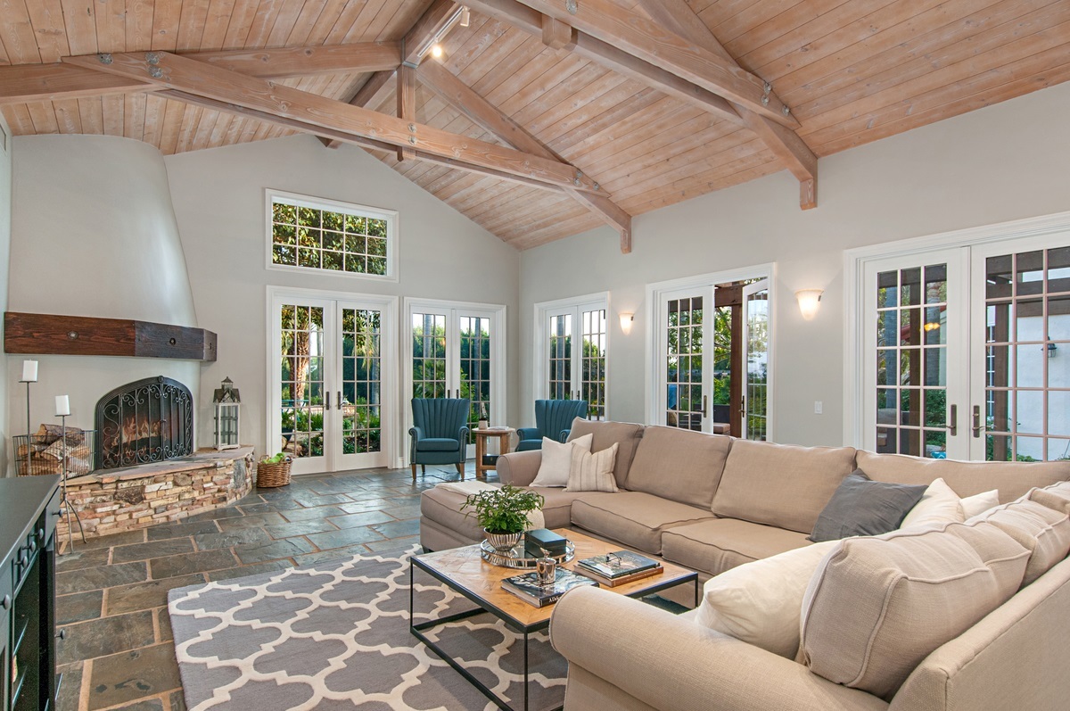 14955 Rancho Santa Fe Farms Road Rancho Santa Fe, CA 92067 - Photo 9 of 25 Spacious, light filled, surrounded by nature. The heartbeat of the home