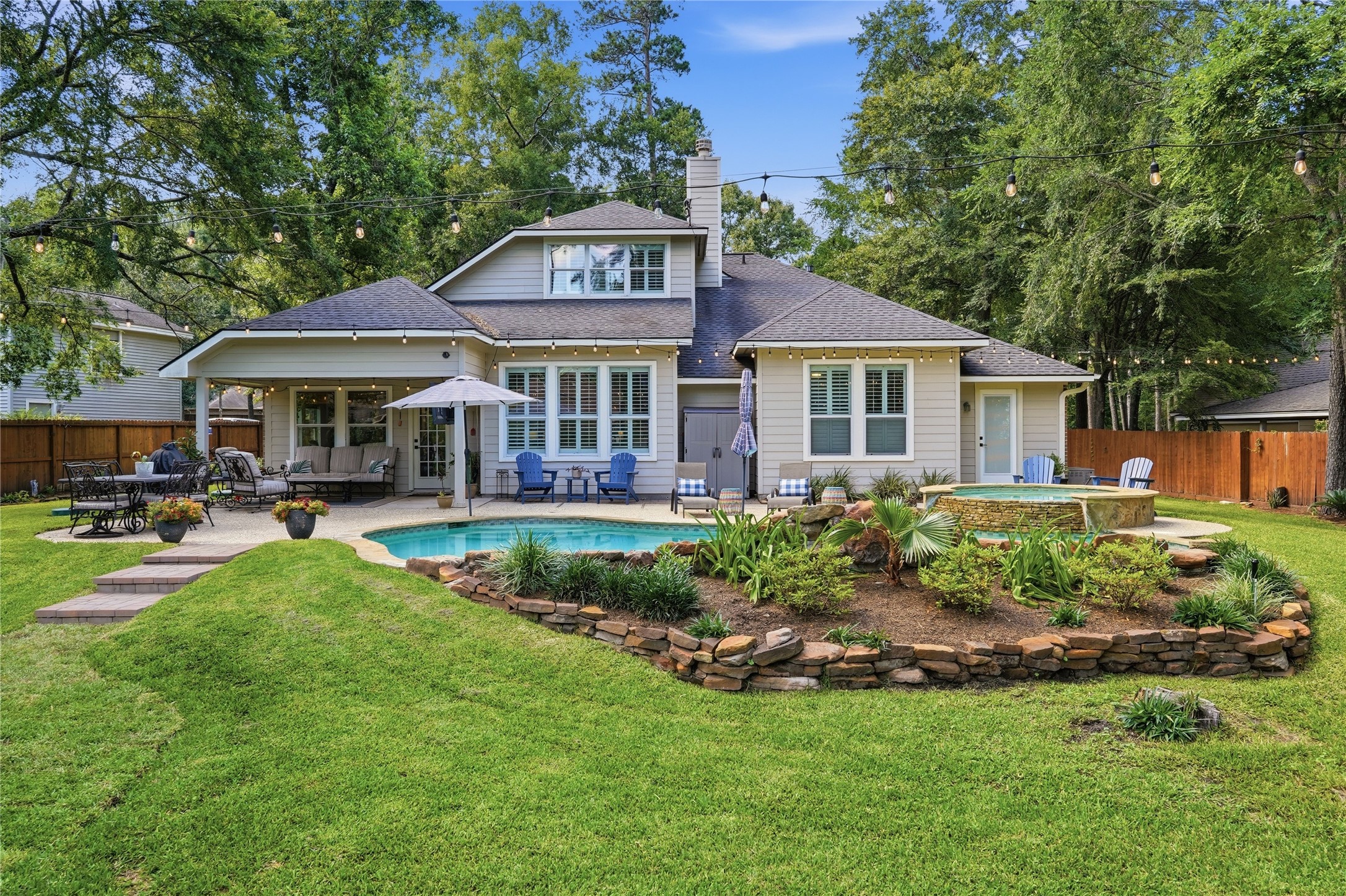 2408 Hollowbrook Lane Conroe, TX 77384 - Photo 40 of 49 Beautiful property to enjoy the amazing back yard...just in time for pool weather!