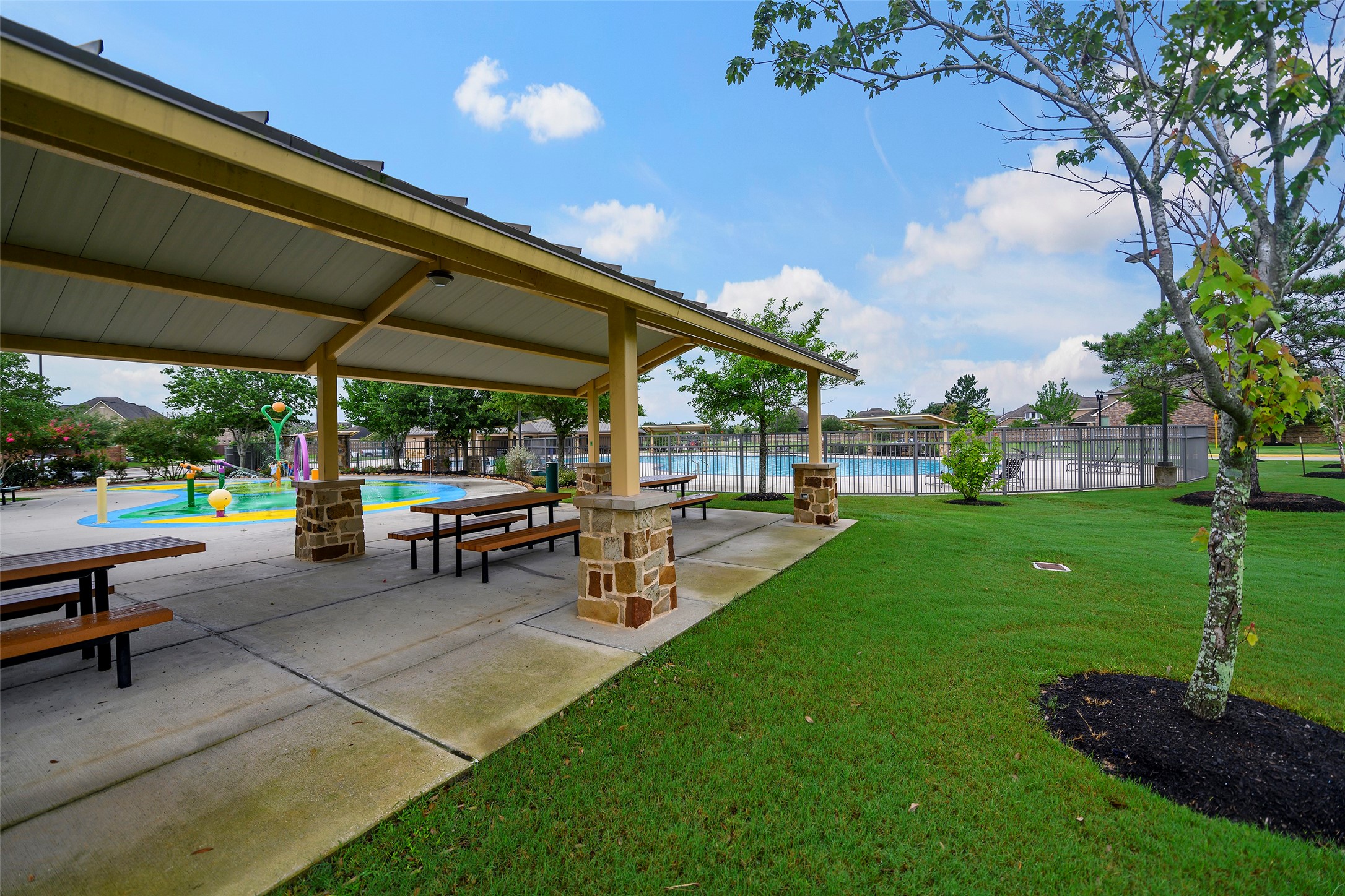 20330 Rosegold Way Spring, TX 77379 - Photo 48 of 48 Covered picnic pavilion adjacent to the pool and splash pad.