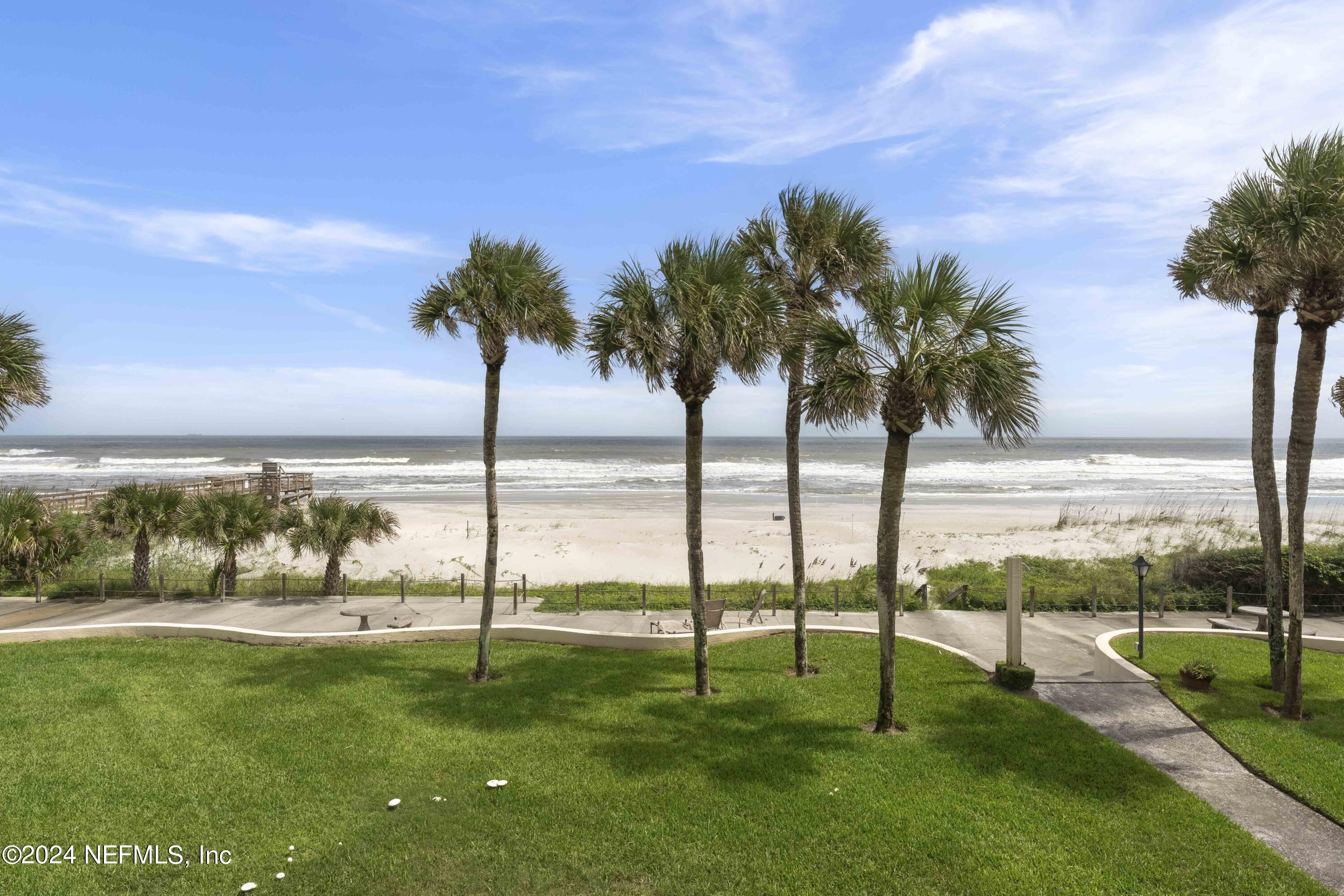 10 10th Street, Unit 17 Atlantic Beach, FL 32233 - Photo 28 of 60 a view of a yard with palm trees