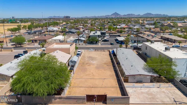 an aerial view of a
