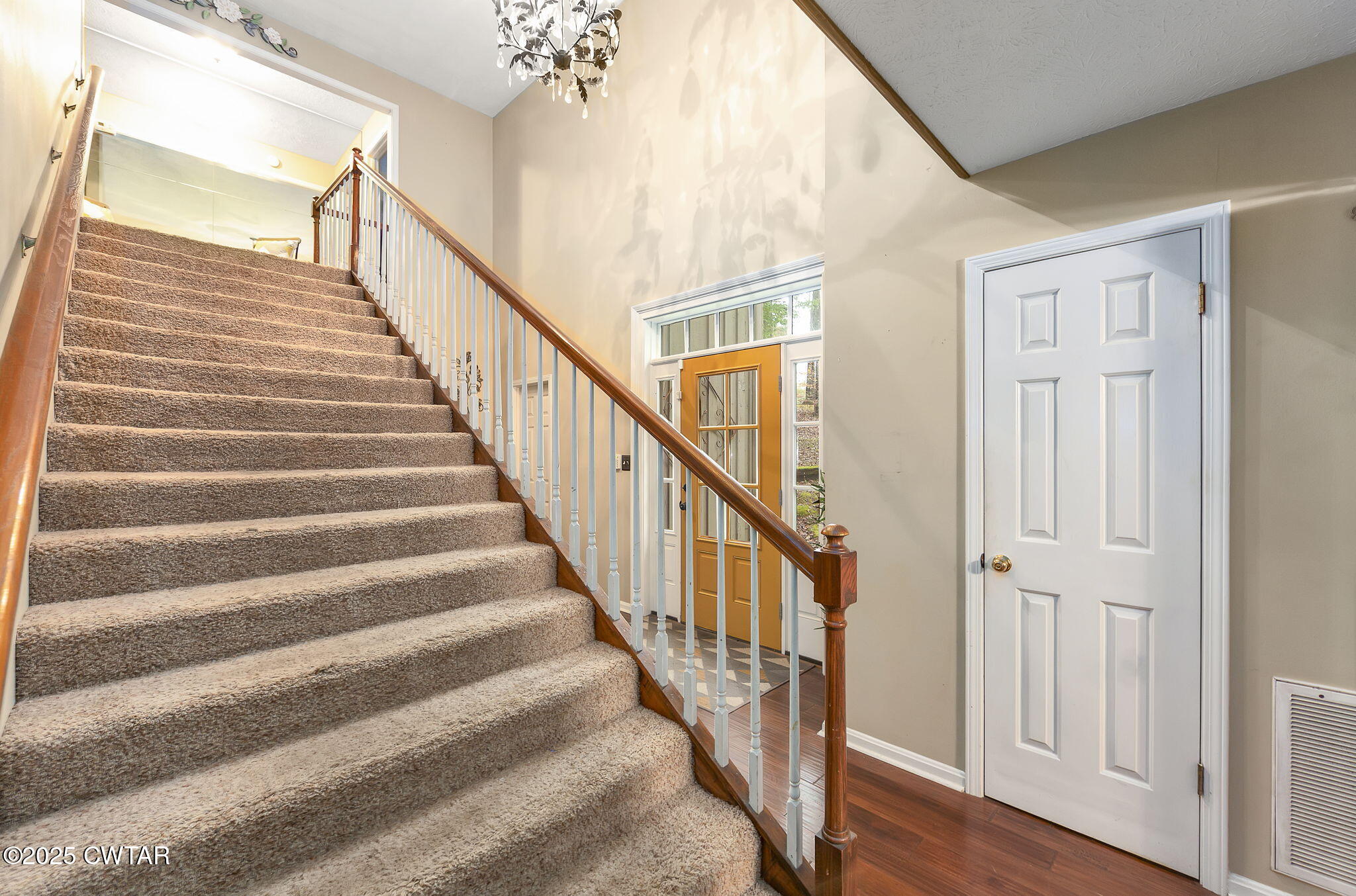 117 Tuckahoe Road Jackson, TN 38305 - Photo 23 of 57 a view of staircase with wooden floor and fan