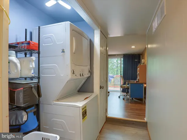 a room with storage and utility