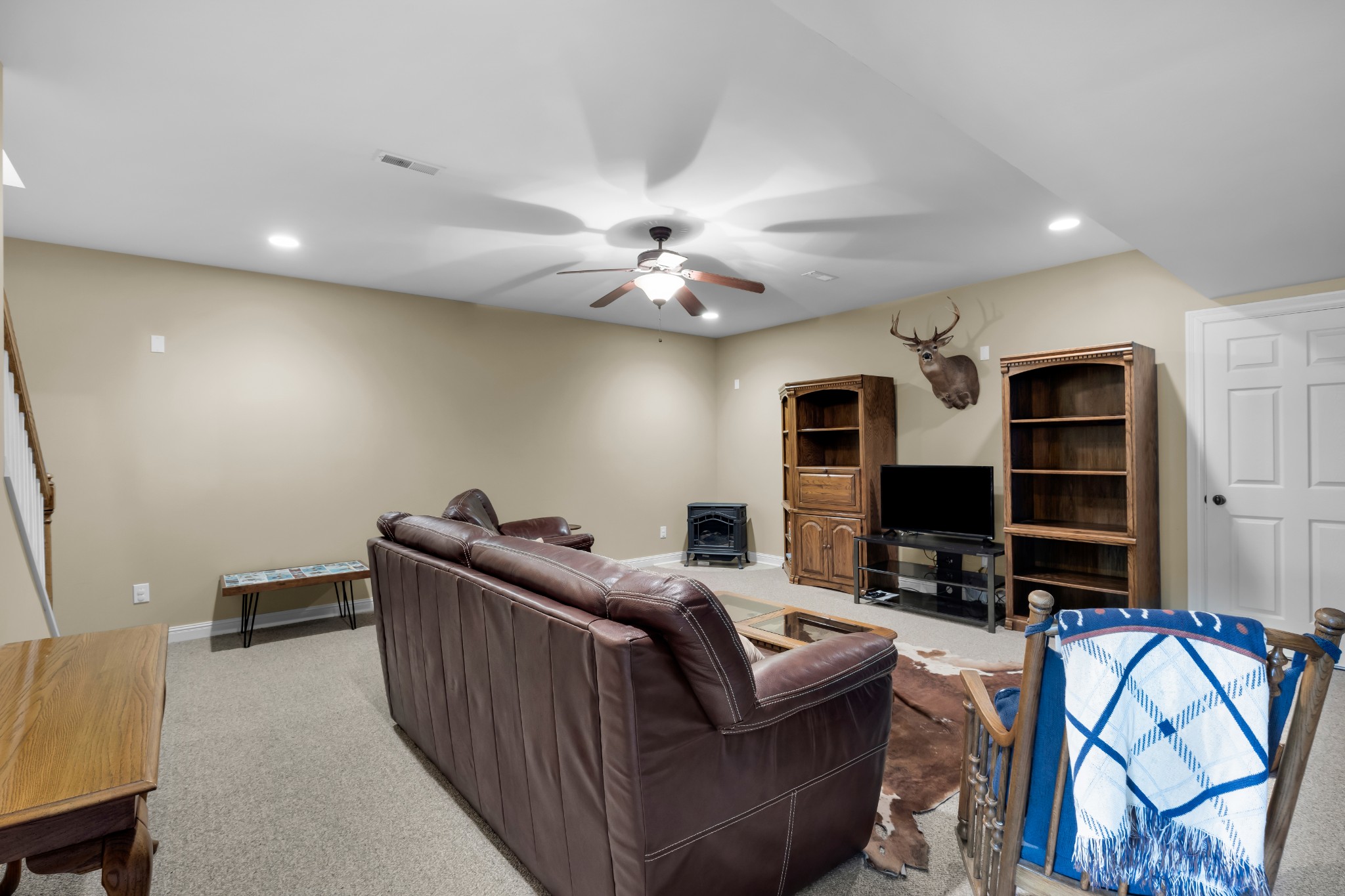 5144 Drake Road Cedar Hill, TN 37032 - Photo 24 of 80 a living room with furniture and a flat screen tv