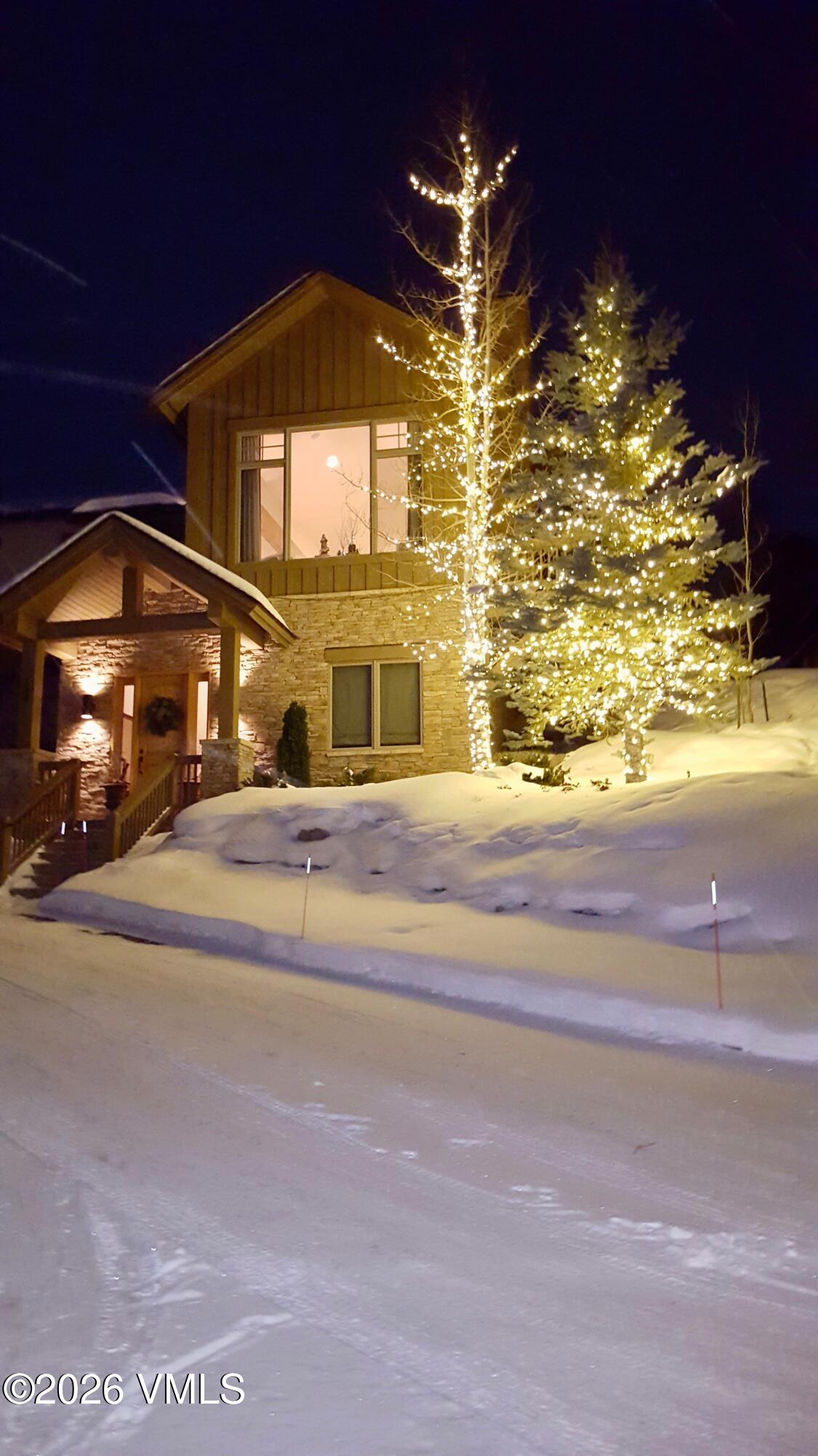 150 Hummingbird Trail Edwards, CO 81632 - Photo 22 of 24 Exterior Snow Lights -- 1.27.26