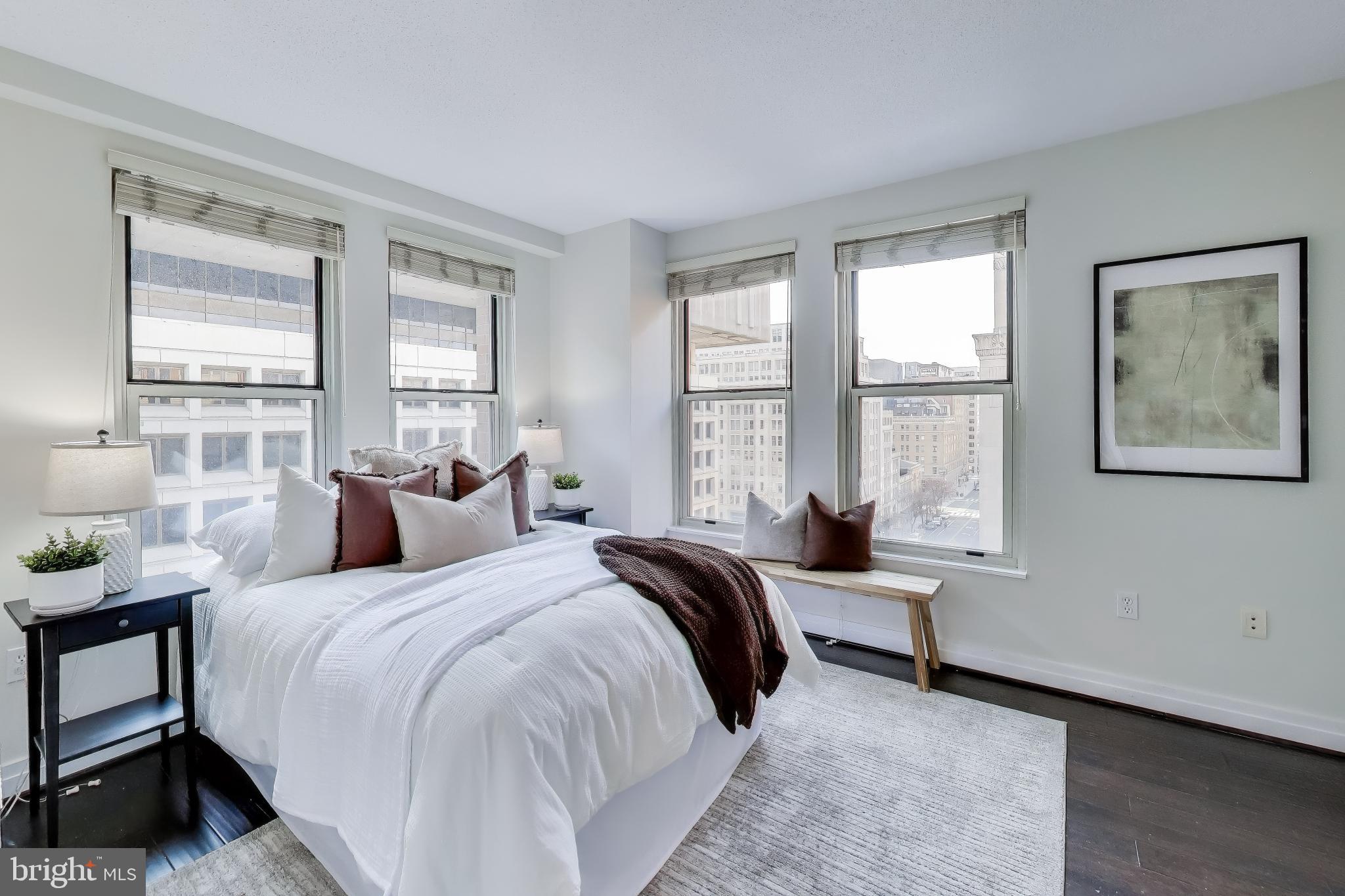 915 E Street Northwest, Unit 1013 Washington, DC 20004 - Photo 17 of 39 Sunny Bedroom