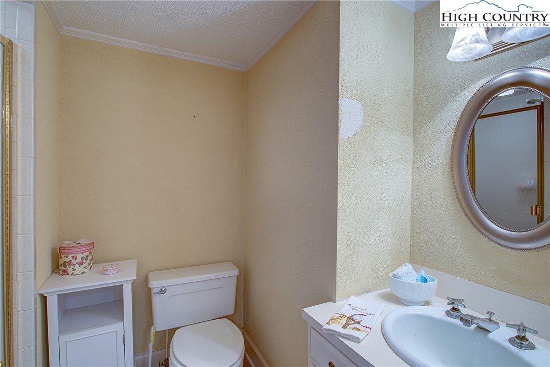 267 Vestal Road Sparta, NC 28675 - Photo 35 of 43 a bathroom with a toilet mirror vanity and a sink