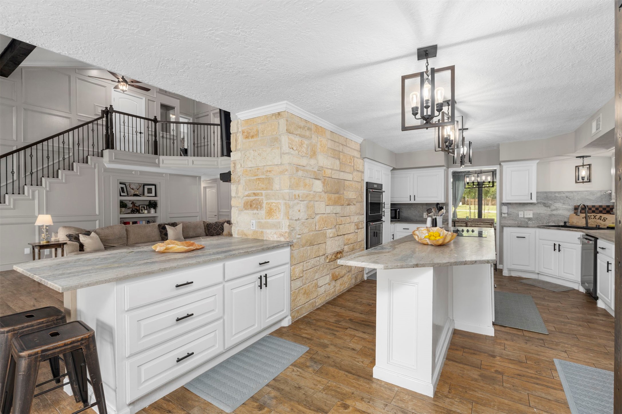 18022 Rogers Road New Waverly, TX 77358 - Photo 16 of 49 Kitchen With View Into Living Area
