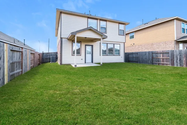 a view of a porch with a yard