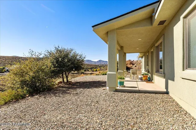a view of a house with a outdoor space