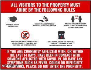 1699 Elberta Avenue Simi Valley, CA 93063 - Photo 43 of 43 COVID Rules Sign