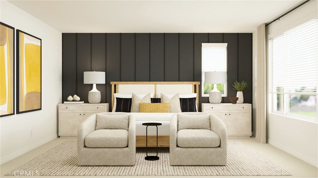 2386 Peach Tree Lane Perris, CA 92570 - Photo 15 of 23 a living room with furniture a large window and a fireplace