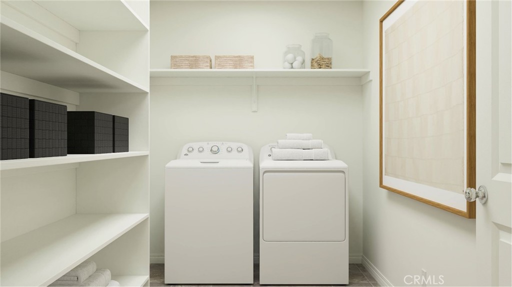 2386 Peach Tree Lane Perris, CA 92570 - Photo 18 of 23 a utility room with dryer and washer
