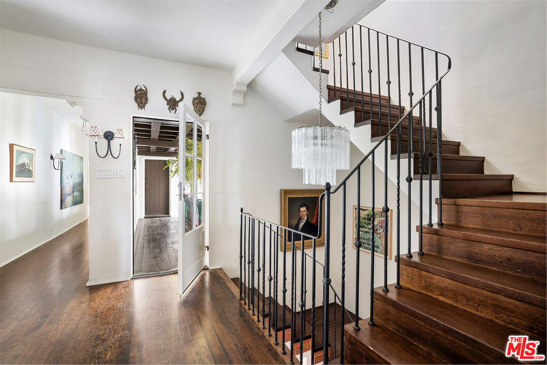 1020 Palisades Beach Road Santa Monica, CA 90403 - Photo 10 of 41 a view of entryway and hall with wooden floor