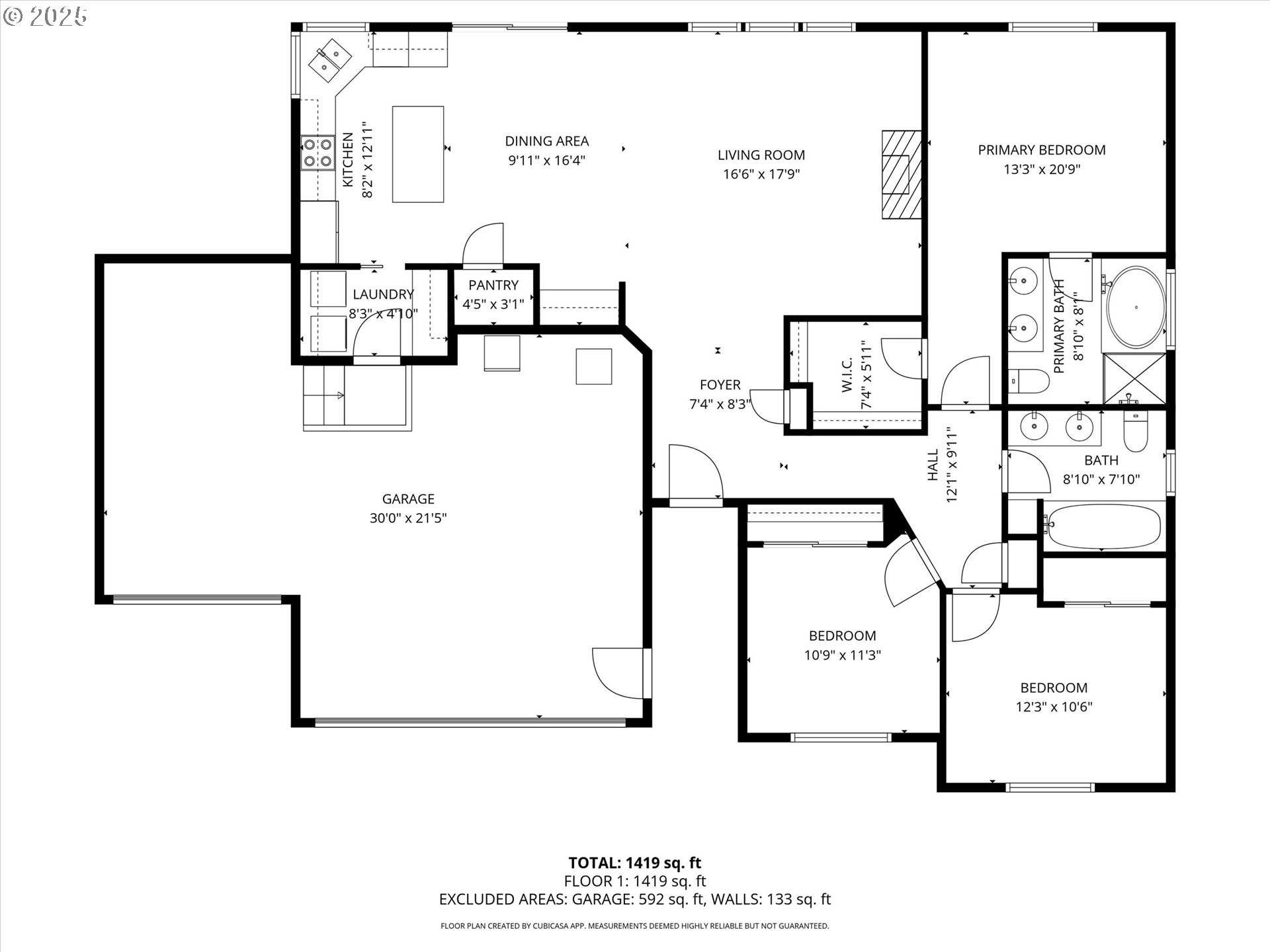 6475 Southeast 33rd Way Gresham, OR 97080 - Photo 46 of 47 a picture of a floor plan
