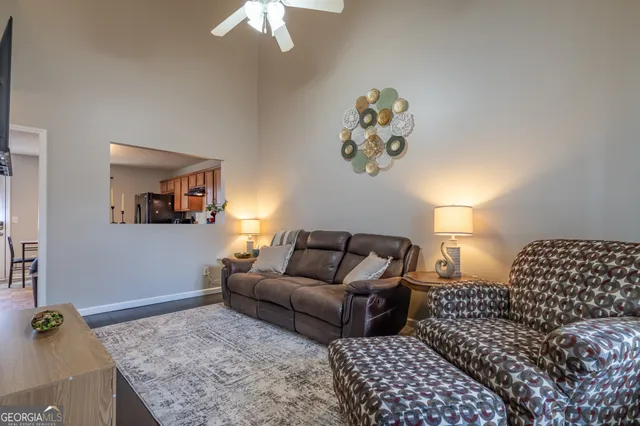 a living room with a couch