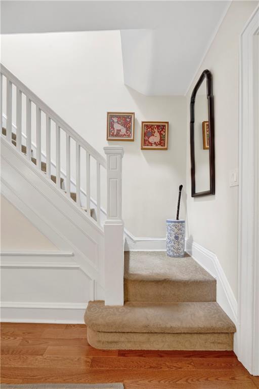 90 MacKay Place Brooklyn, NY 11209 - Photo 12 of 32 a view of staircase with white walls