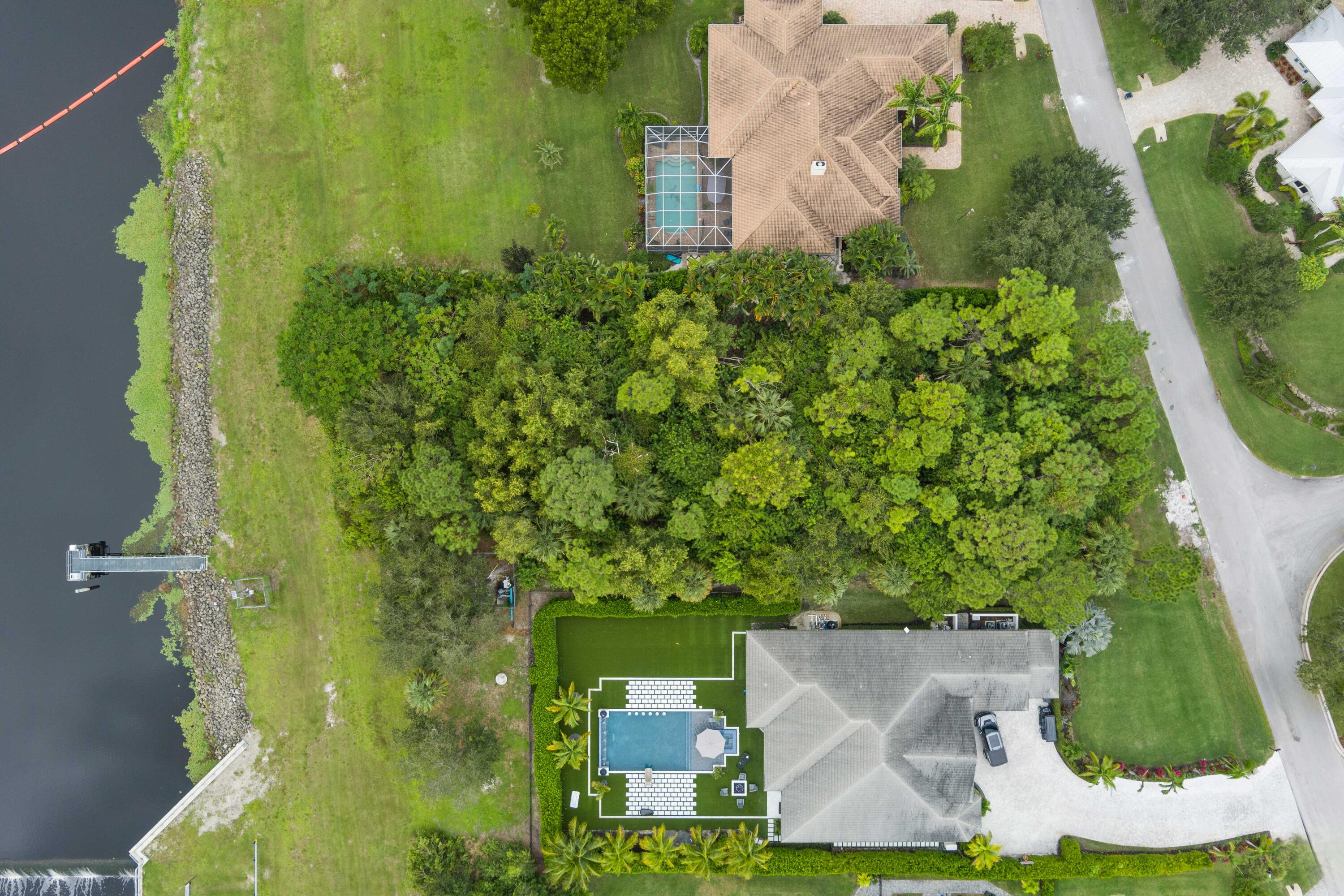 3544 Southwest Rivers End Way Palm City, FL 34990 - Photo 13 of 17 an aerial view of a house