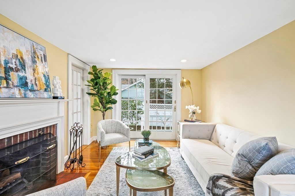 14 Fife Road Wellesley, MA 02481 - Photo 15 of 36 a living room with furniture and a fireplace