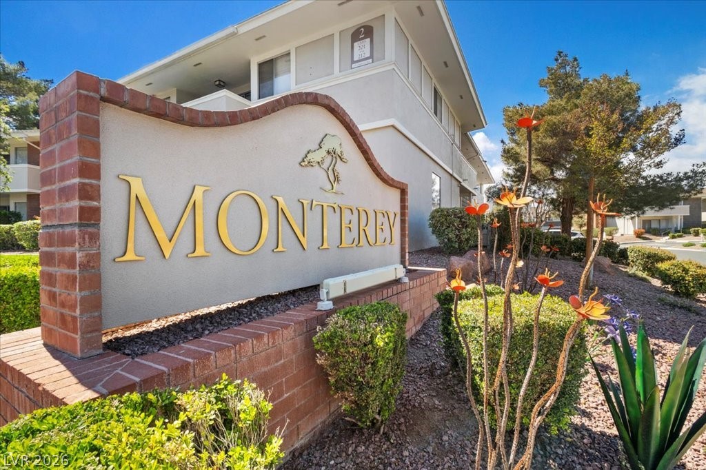 2838 Geary Place, Unit 4017 Las Vegas, NV 89109 - Photo 23 of 31 Monterey at Las Vegas Country Club is a well-maintained, guard-gated community offering a peaceful residential setting with mature landscaping and resort-style amenities.