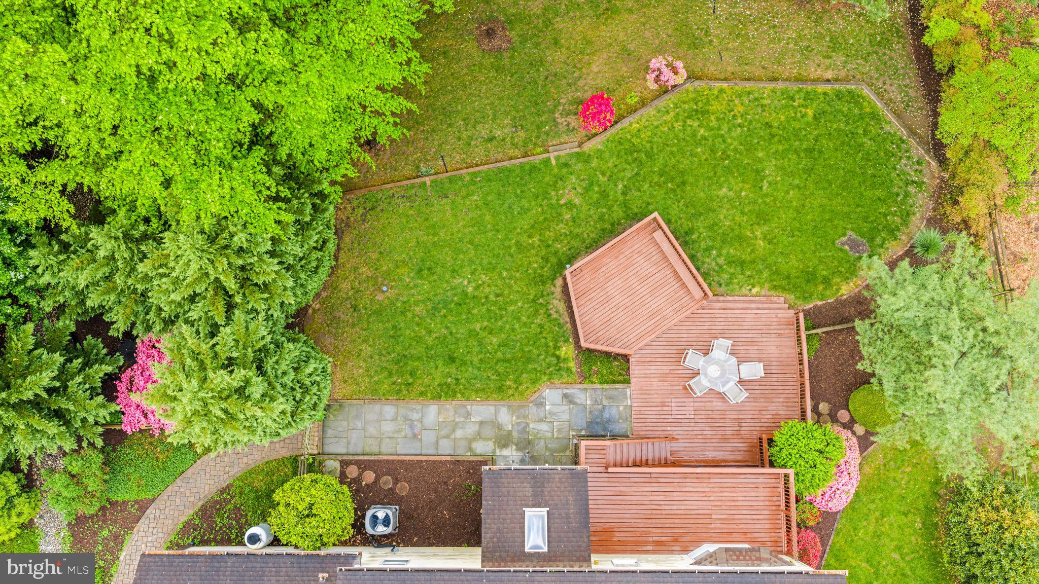 1074 Foxcroft Run Annapolis, MD 21401 - Photo 60 of 66 Aerial view of deck and rear yard