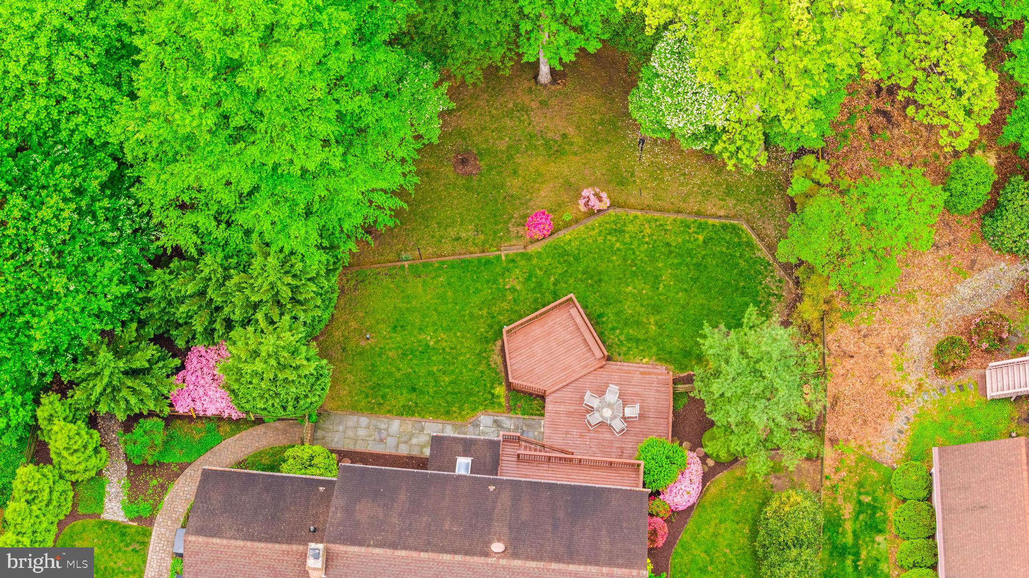 1074 Foxcroft Run Annapolis, MD 21401 - Photo 7 of 66 an aerial view of a house with swimming pool and garden