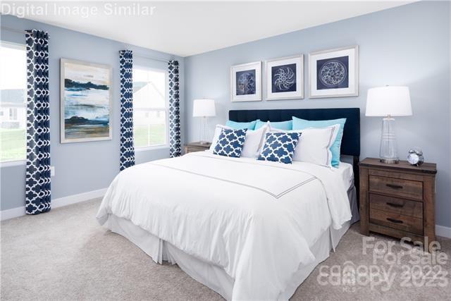 559 Grandiflora Avenue, Unit 108 Lancaster, SC 29720 - Photo 6 of 10 a bedroom with a bed and a night stand