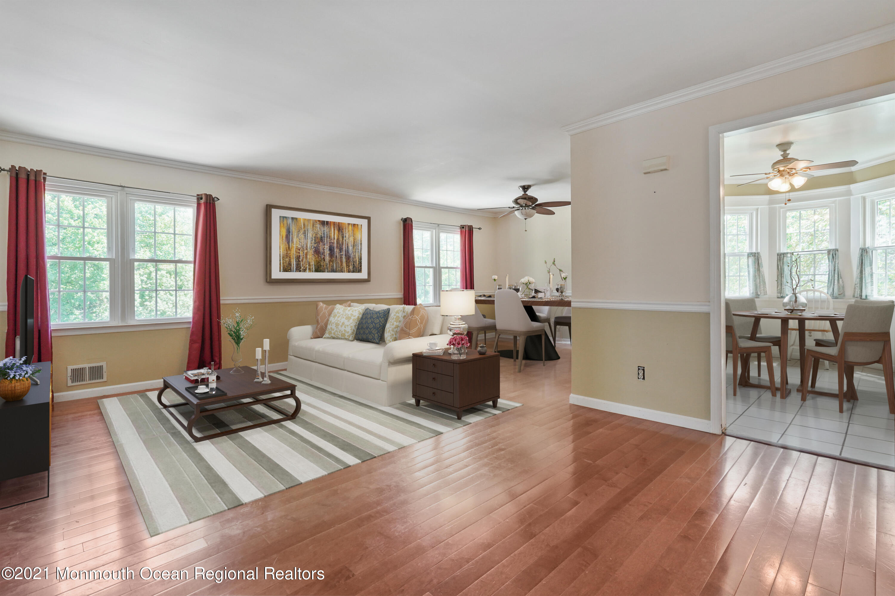 52 Danbury Road Tinton Falls, NJ 07753 - Photo 3 of 50 a living room with furniture window and wooden floor