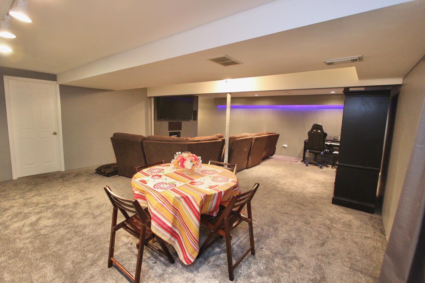 1458 Wildmeadow Road Round Lake, IL 60073 - Photo 40 of 45 a bedroom with a bed and a table in it