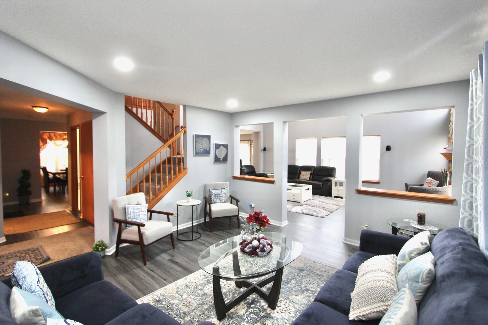 1458 Wildmeadow Road Round Lake, IL 60073 - Photo 8 of 45 a living room with furniture and wooden floor