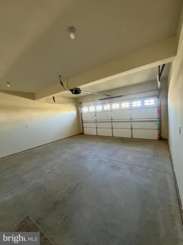a view of a garage
