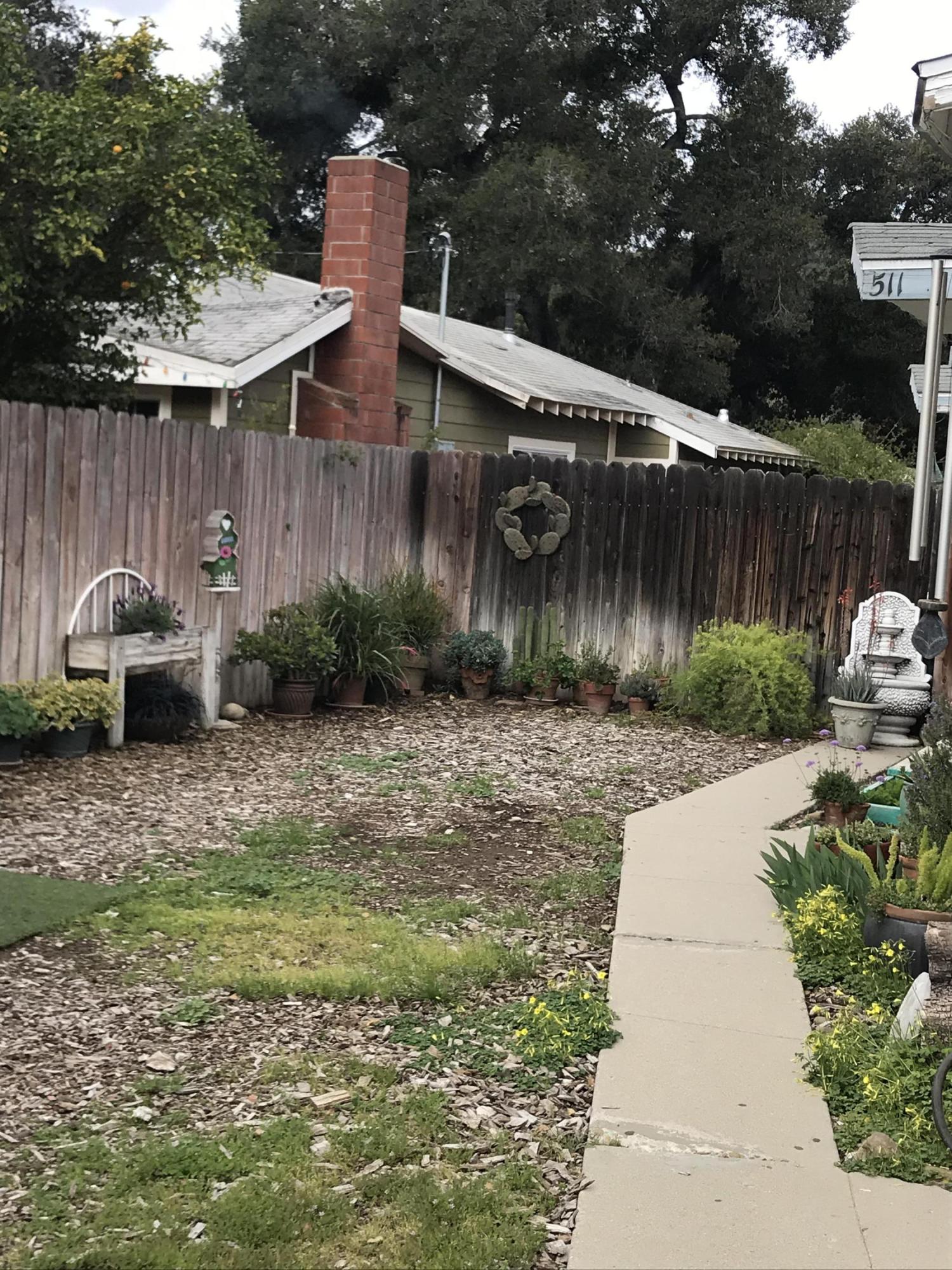 511 Burnham Road Oak View, CA 93022 - Photo 3 of 9 a garden view with a seating space