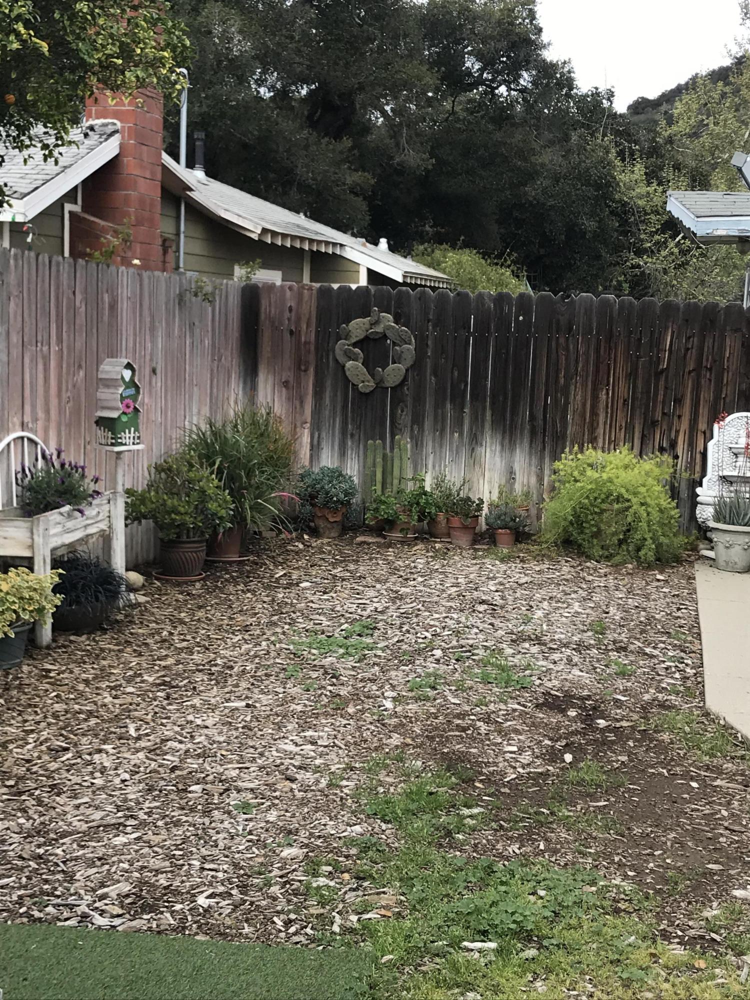 511 Burnham Road Oak View, CA 93022 - Photo 8 of 9 a backyard of a house with lots of green space