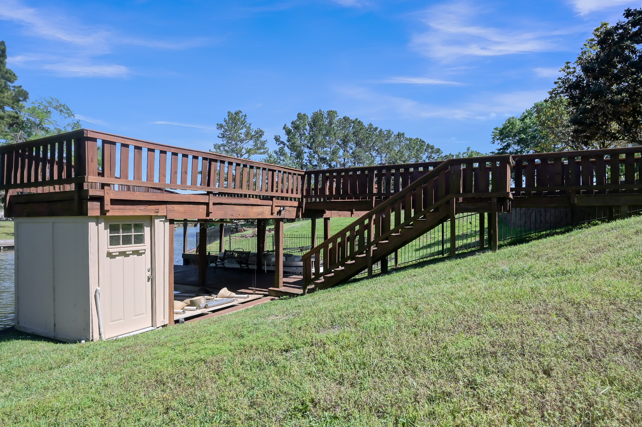 12758 Aries Loop Willis, TX 77318 - Photo 37 of 48 Boat slip with Sun Deck