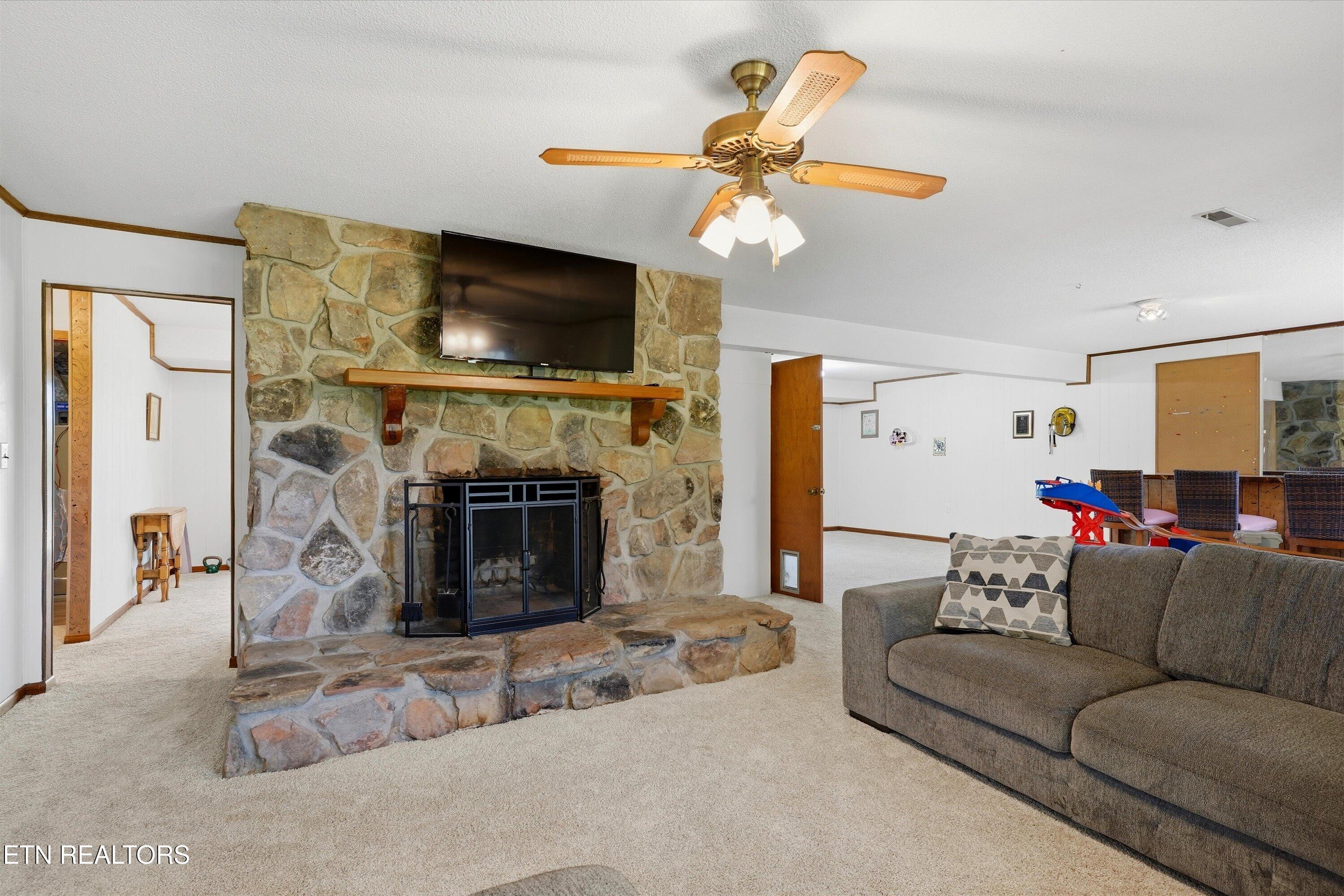 6428 Spring View Lane Knoxville, TN 37918 - Photo 32 of 43 Basement Living Room