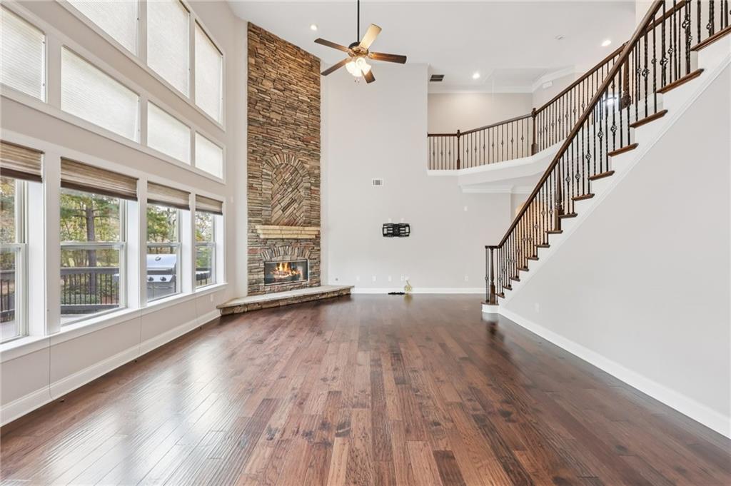 3328 Knight Road Marietta, GA 30066 - Photo 7 of 44 a view of an entryway with wooden floor