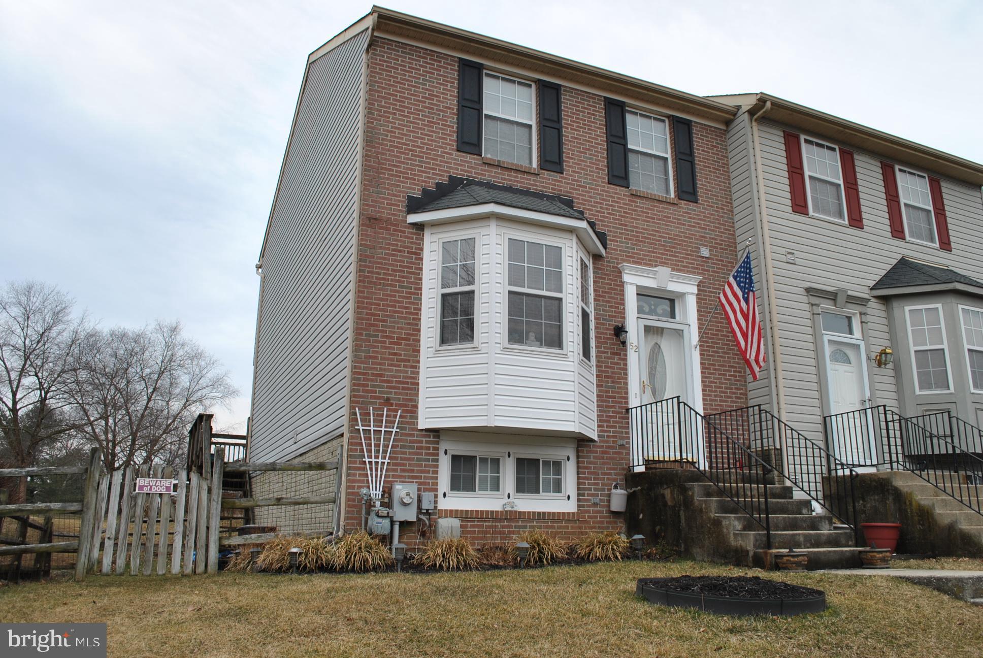 52 Powder View Court Baltimore, MD 21236 - Photo 2 of 19 FRONT VIEW - FULLY FENCED IN SIDE & REAR YARDS