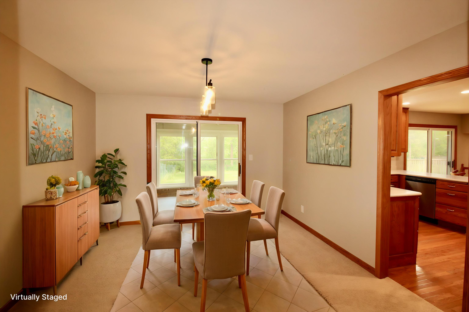 1505 Pheasant Run Road Harvard, IL 60033 - Photo 12 of 30 a view of a dining room with furniture and a window