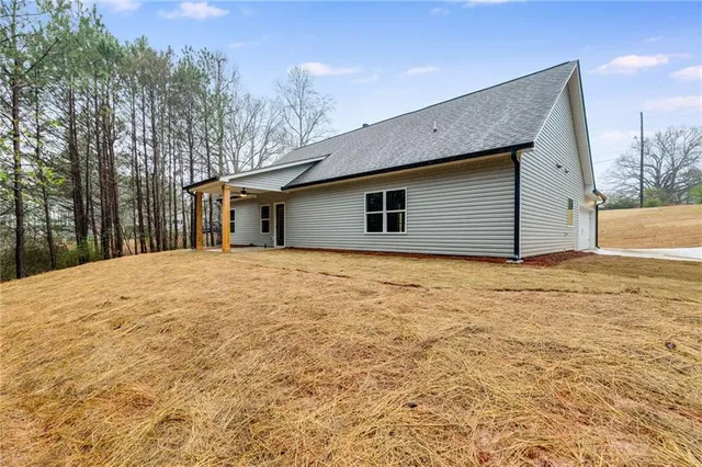 a house with a outdoor space
