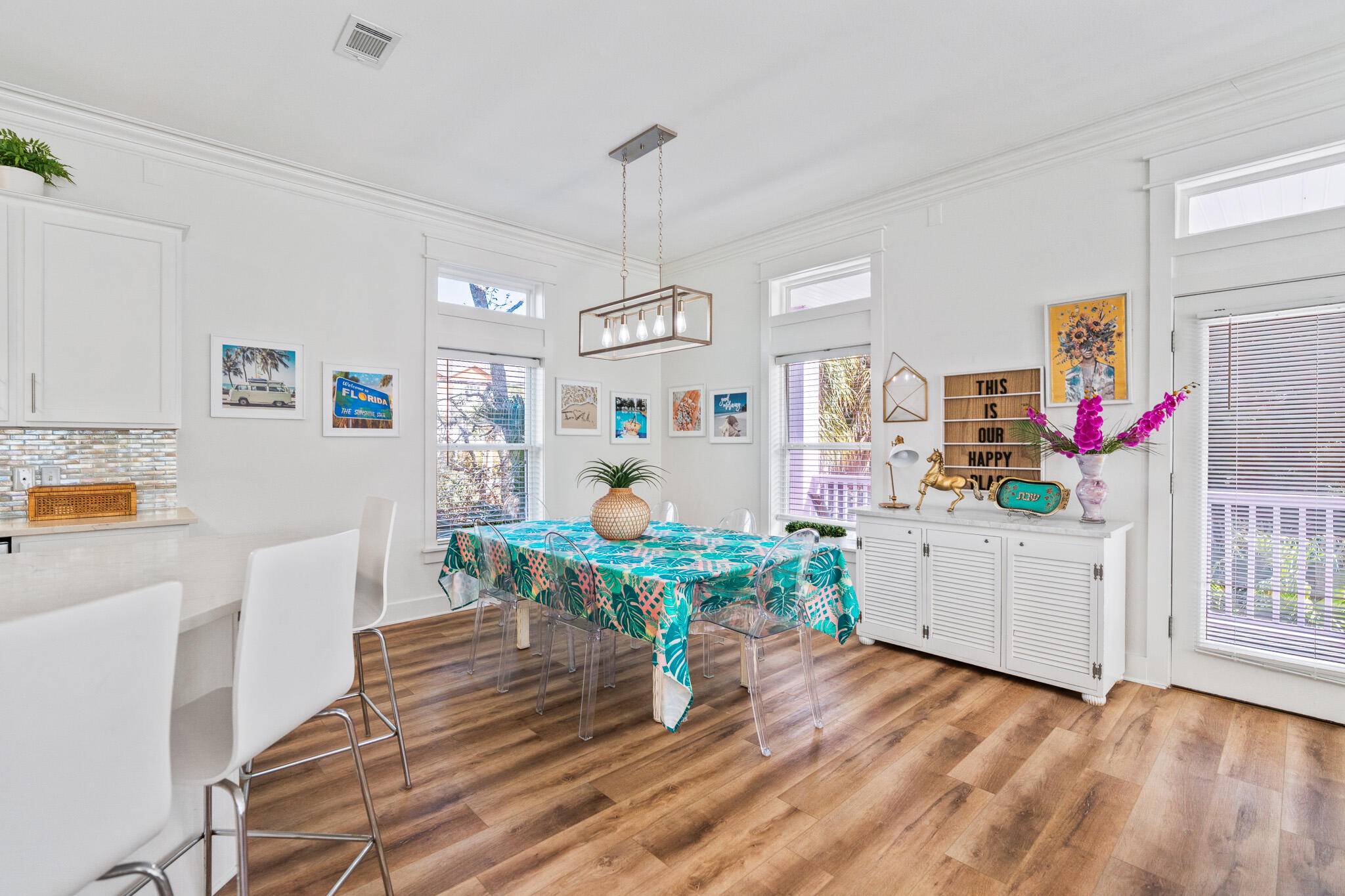 15 Beachwalk Lane Santa Rosa Beach, FL 32459 - Photo 14 of 26 a living room with furniture and a wooden floor