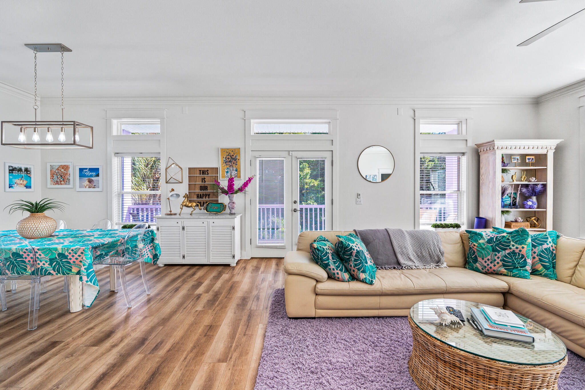 15 Beachwalk Lane Santa Rosa Beach, FL 32459 - Photo 15 of 26 a living room with furniture and a potted plant