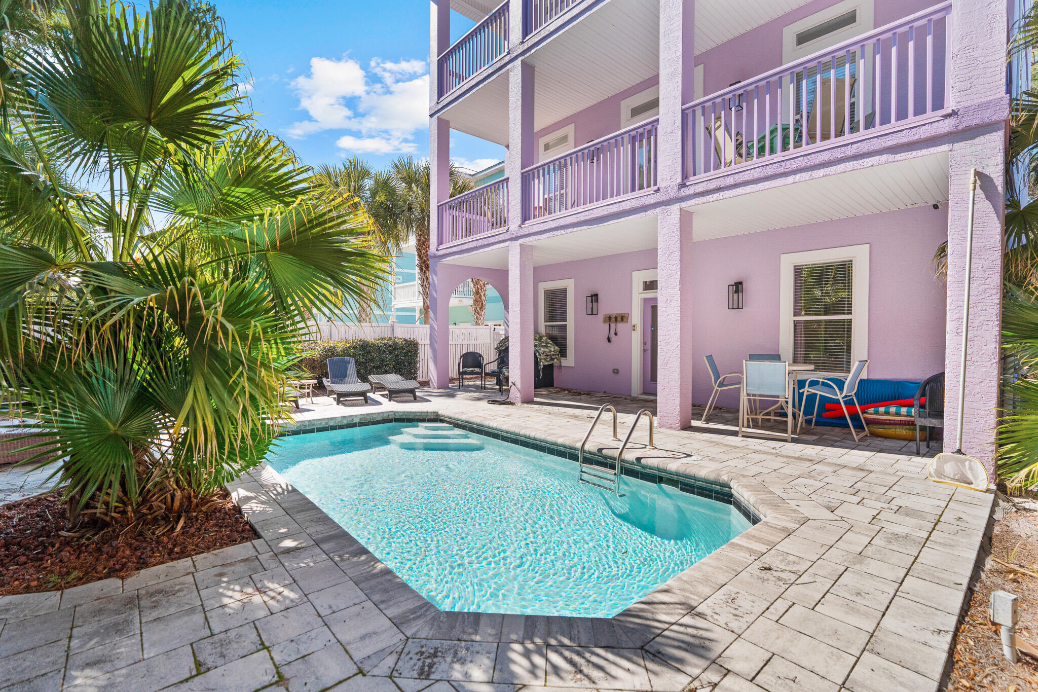 15 Beachwalk Lane Santa Rosa Beach, FL 32459 - Photo 24 of 26 a view of a house with swimming pool and sitting area