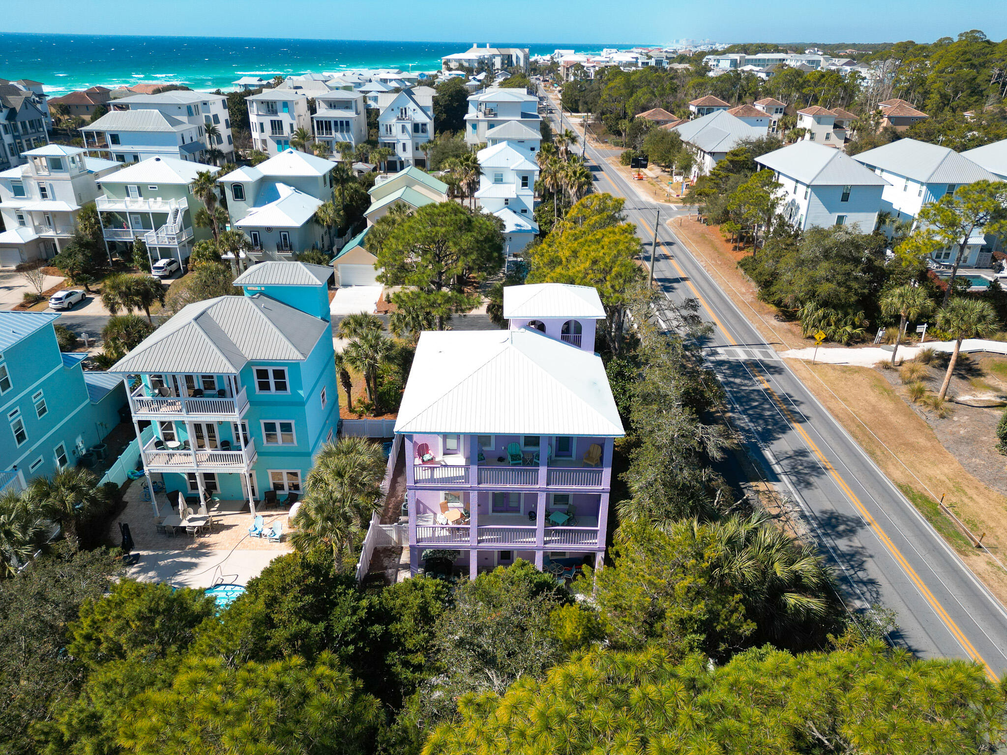 15 Beachwalk Lane Santa Rosa Beach, FL 32459 - Photo 4 of 26 an aerial view of multiple house