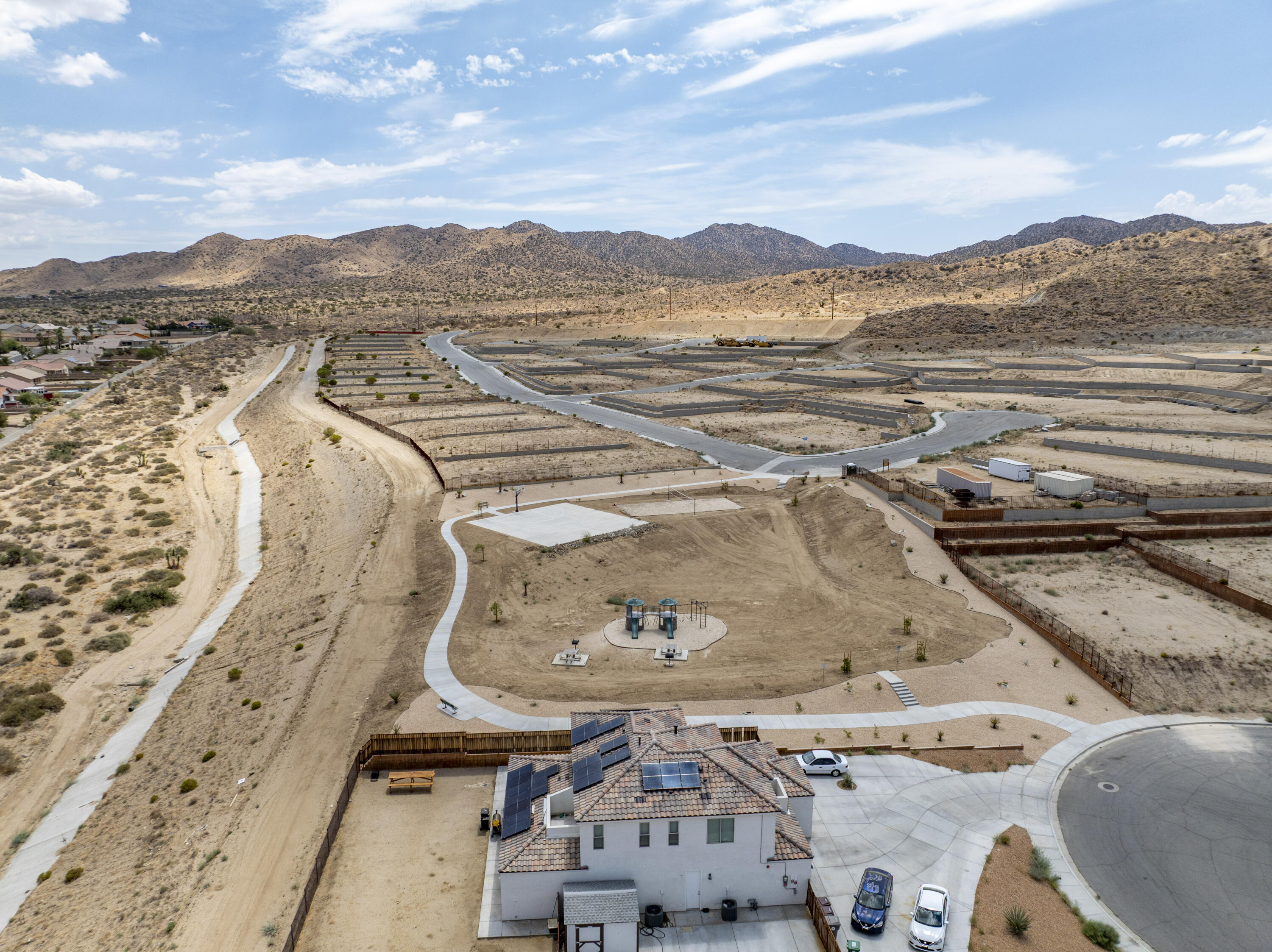 8680 Monument View Drive Yucca Valley, CA 92284 - Photo 50 of 51 a view of a balcony with an ocean view
