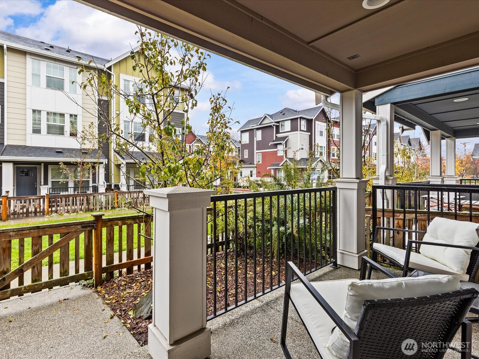 3400 Southwest Graham Street, Unit 703 Seattle, WA 98126 - Photo 4 of 28 a view of a building from a balcony
