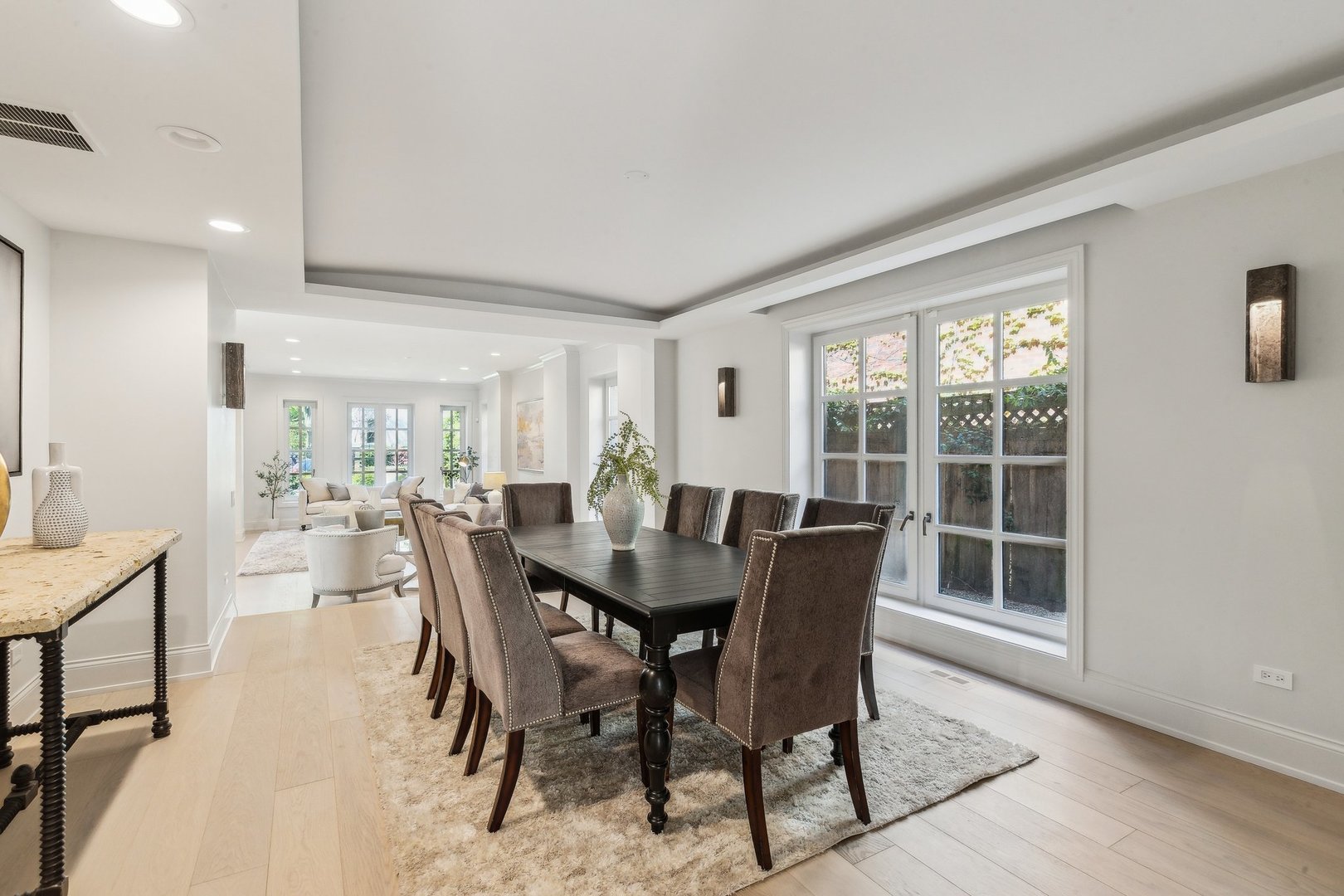 579 West Hawthorne Place Chicago, IL 60657 - Photo 12 of 65 a view of a dining room with furniture window and outside view