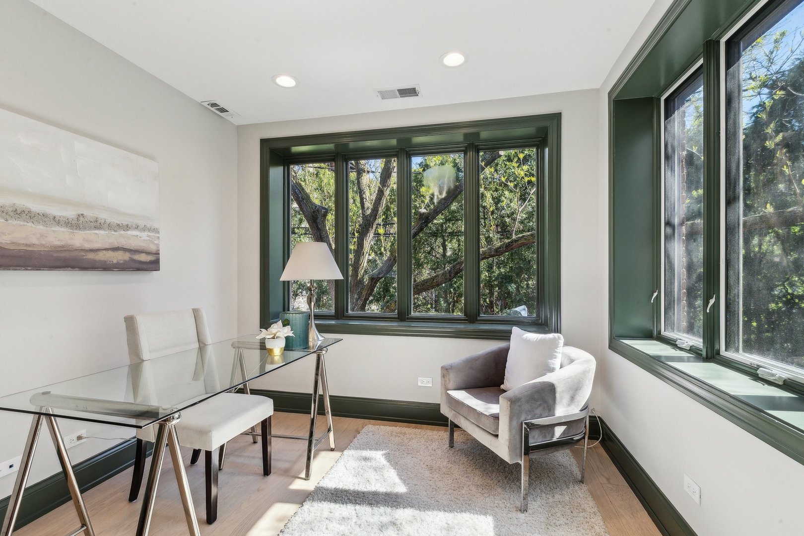 579 West Hawthorne Place Chicago, IL 60657 - Photo 47 of 65 a living room with furniture and a large window