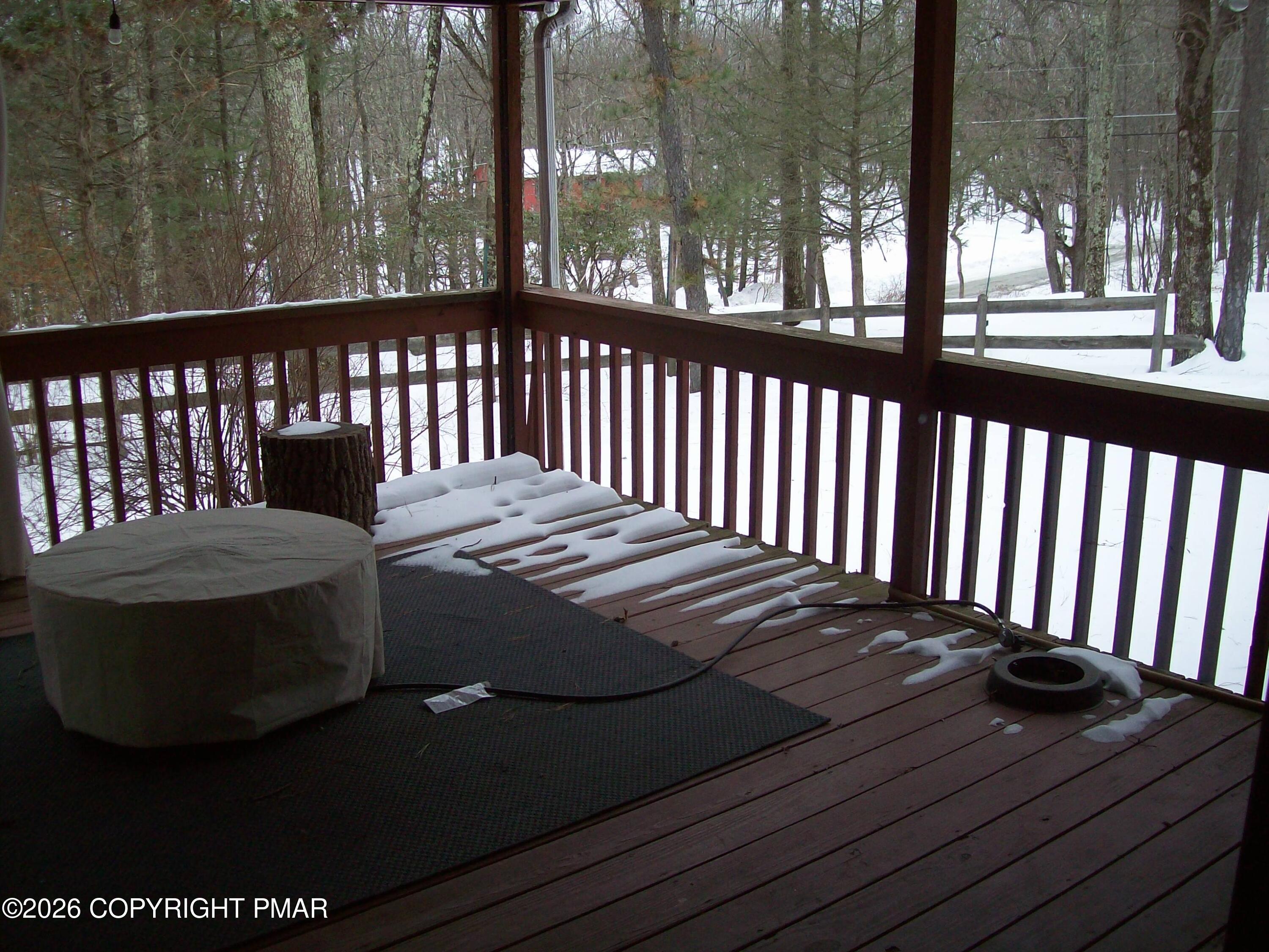 5557 Birch Road Canadensis, PA 18325 - Photo 21 of 21 Covered deck 2