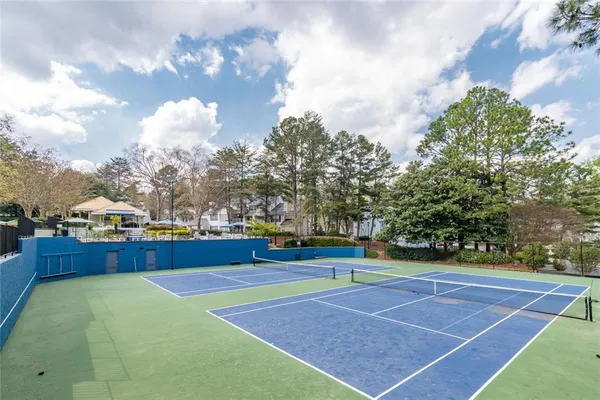 a view of tennis court