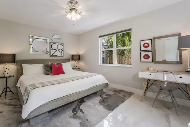 a view of a back yard of the house